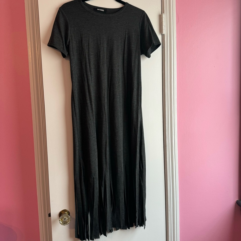Missguided Fringe Dress